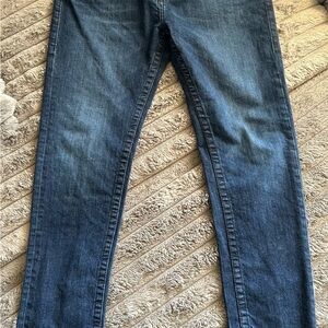 Men's True Religion Rocco Relaxed Skinny Blue Jeans Sz 34